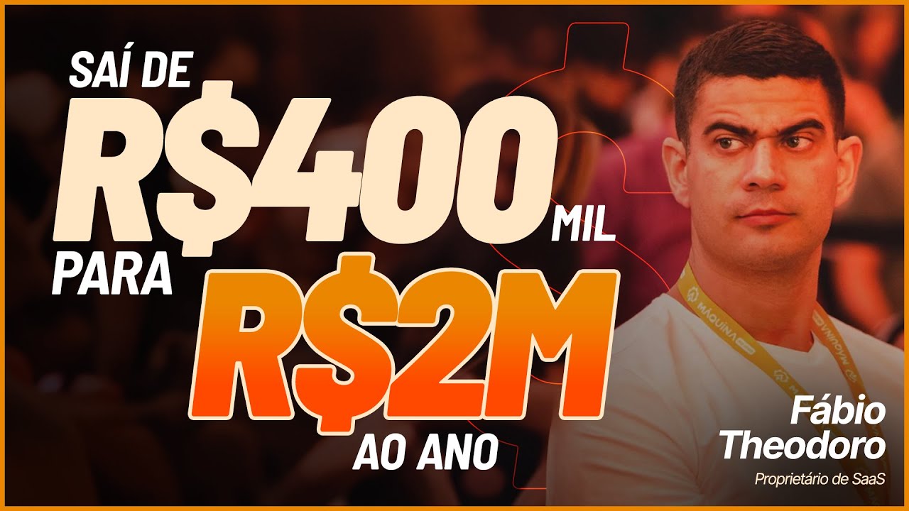 Fábio Theodoro: saí de R$ 400 mil para R$ 2 milhões ao ano